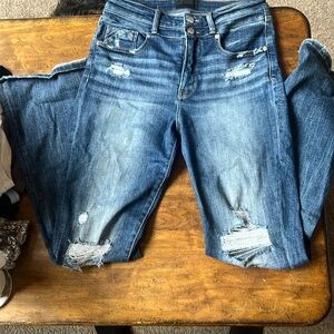 Buckle Black Fit 35 Distressed flare jeans